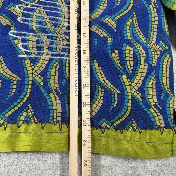 Marsh Landing Jacket Womens Medium Floral Embroidered Applique Patch Button up - Picture 11 of 15